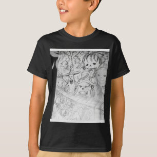 T-shirt yaie monster manga aniga