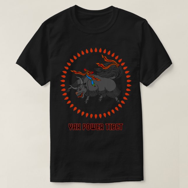 T-shirt Yak Power Tibet (Design devant)