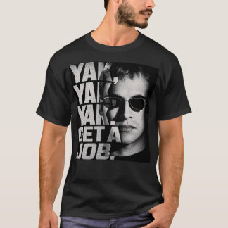 T-shirt Yak, Yak, Yak. Trouve un boulot / Hackers