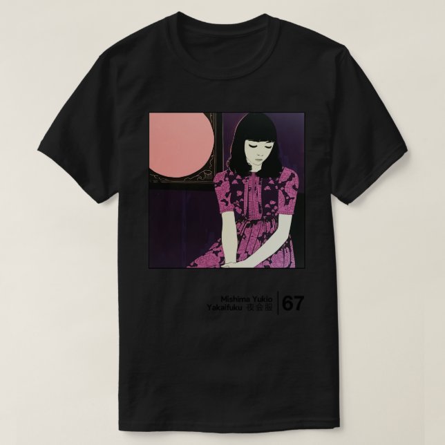 T-shirt Yakaifuku Mishima Yukio Style minimal Artw graphiq (Design devant)
