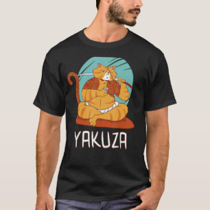T-shirt Yakuza Chat Gokudo Mafia japonaise Katana Japon Sa