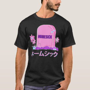 T-shirt Yami Kawaii japonais esthétique rose pastel Goth