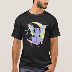 T-shirt Yami Moon Phases Pastel Goth Chat Kitty Pagan sorc