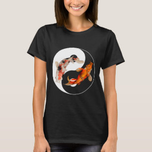 T-shirt Yang Carp Balance Taijitu japonais Nishikigoi Koi
