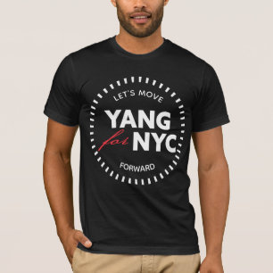 T-shirt Yang pour NYC Avançons 46yo Dots Noirs