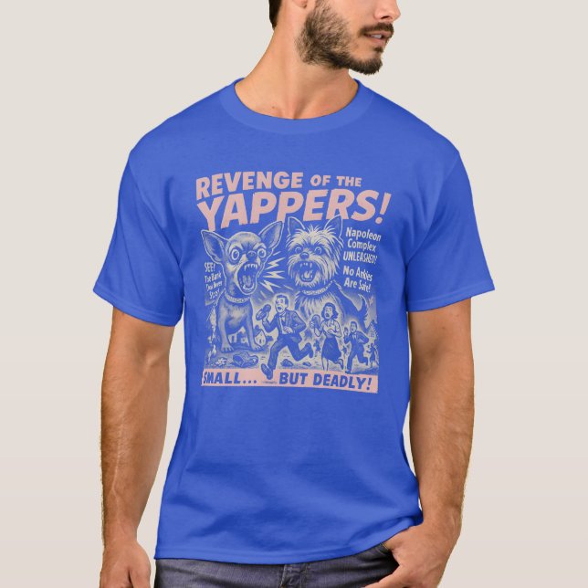 T-shirt Yapper Revengeiny Dog Movie Poster Halloween garço (Devant)
