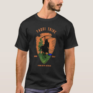 T-shirt Yaqui Tribe Amérindien Mexicain Fière Arro Rétro