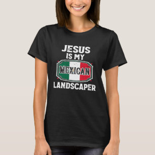 T-shirt Yard Work Plaisanteries Jésus Est Mon Paysagiste M