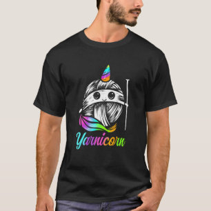 T-shirt Yarnicorn Tricot Cute Et Fil Unicorn