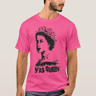 T-shirt YAS QUEEN d'Angleterre rend hommage à British Roya