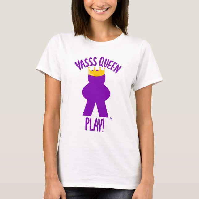 T-shirt Yas Queen Jouer Funny Board Conception de jeu (Devant)