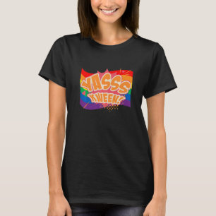 T-shirt Yasss Kween Reine Lgbtq Droits des homosexuels Fiè