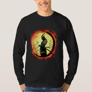 T-shirt Yasuke Black Japonais Samurai Bushido Guerrier Jap
