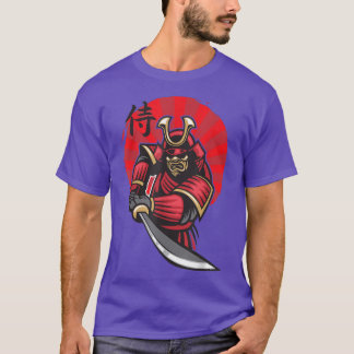 T-shirt Yasuke Black Japonais Samurai Bushido Guerrier Jap