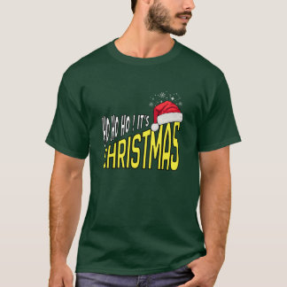 T-Shirt : Yay ! C'est Noël (vert)
