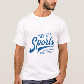 T-shirt Yay Go Sports Vintage Funny Sports
