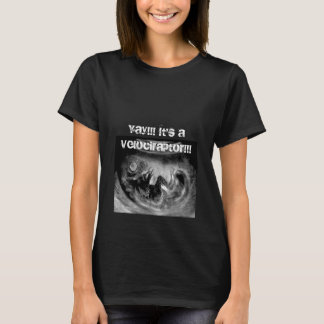 T-shirt Yay ! ! ! Son un Velociraptor ! ! !