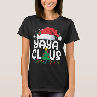 T-shirt Yaya Claus Correspondant Noël Famille Pyjama de No