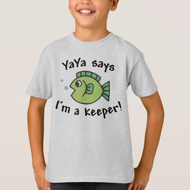 T-shirt YaYa dit que je suis un gardien ! (Devant)