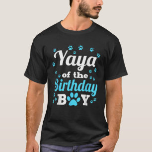 T-shirt Yaya Of The Birthday Boy Chien Paw Anniversaire Pa