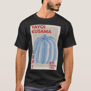 T-shirt Yayoi Kusama - Poster du Citrouille bleu Abstrait