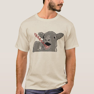 T-shirt YEAAAAA ! Pièce en t criarde de chèvre