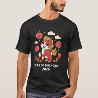 T-shirt Year Of The Horse 2026 Chinese Zodiac Astrology