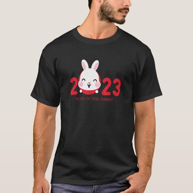 T-shirt Year Of The Rabbit 2023 Chinese Zodiac Lunar New Y (Devant)