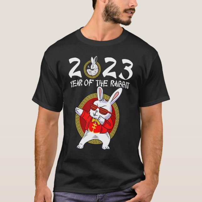 T-shirt Year Of The Rabbit 2023 Zodiac Chinese New Year 20 (Devant)