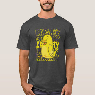 T-shirt Yellow Canary Bird drôle