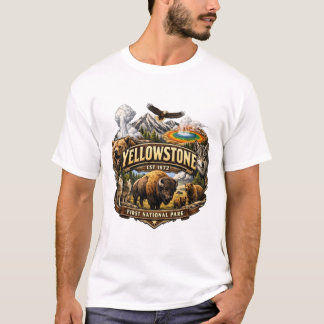 T-SHIRT YELLOWSTONE NATIONAL PARK