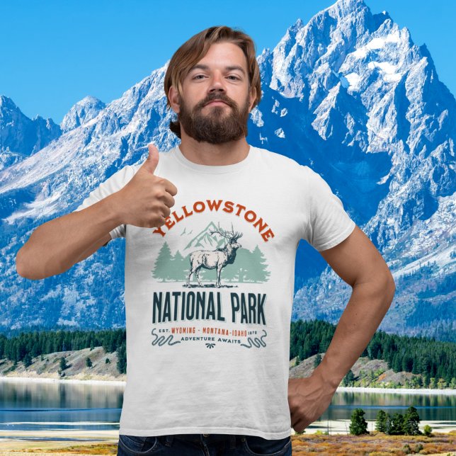 T-shirt Yellowstone National Park Cute Landscape (Créateur téléchargé)