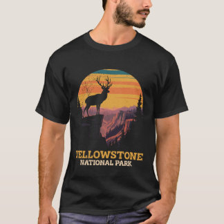 T-shirt YELLOWSTONE NATIONAL PARK EST. 1872 Wyoming USA Mo
