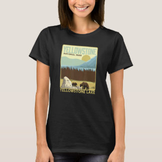 T-shirt Yellowstone National Park Yellowstone Lake & Bears