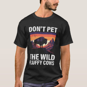 T-shirt Yellowstone NE TOUCHEZ PAS LES VACHES FLUFFY SAUVA