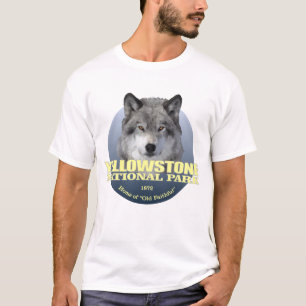 T-shirt Yellowstone NP (loup gris) 2 POIDS