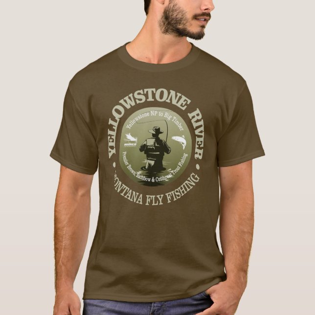 T-shirt Yellowstone River (FF) (Devant)