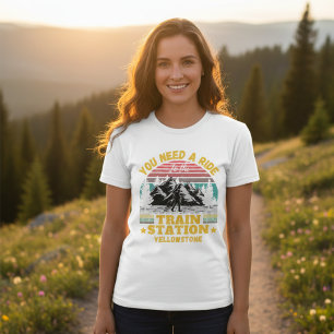 T-shirt Yellowstone Vous avez besoin d'une promenade à la 