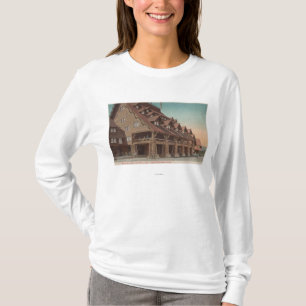 T-shirt Yellowstone, WY - entrée de vieille auberge fidè