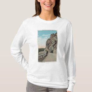 T-shirt Yellowstone, WYVacationers, vieille voiture, près
