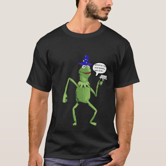 T-shirt Yer A Wizard Kermit (Devant)