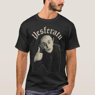 T-shirt Yesferatu Parodie de Vampire Drôle Mème Halloween 