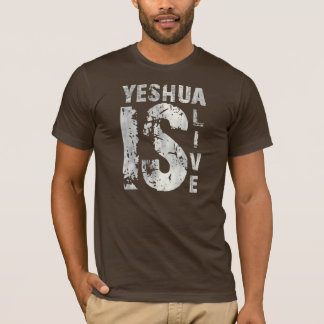 T-shirt Yeshua is alive 43975 Gris