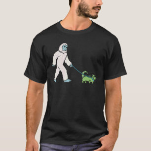 T-shirt Yeti Iguana Reptile Cryptozoology Pet