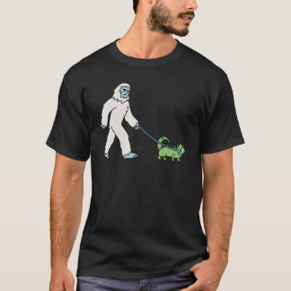 T-shirt Yeti Iguana Reptile Cryptozoology Pet