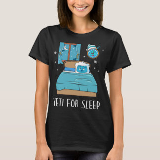 T-shirt Yeti Pour Sleep Bed Abominable Snowman Christmas P