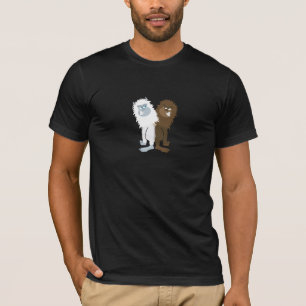 T-shirt Yeti v Bigfoot
