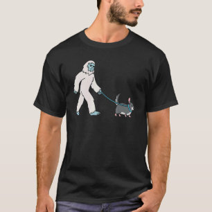T-shirt Yeti Walking Chinchilla Cryptozoology Animal