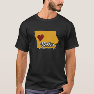 T-shirt YETTER IOWA IA USA  Cute Souvenir Merch  US City S
