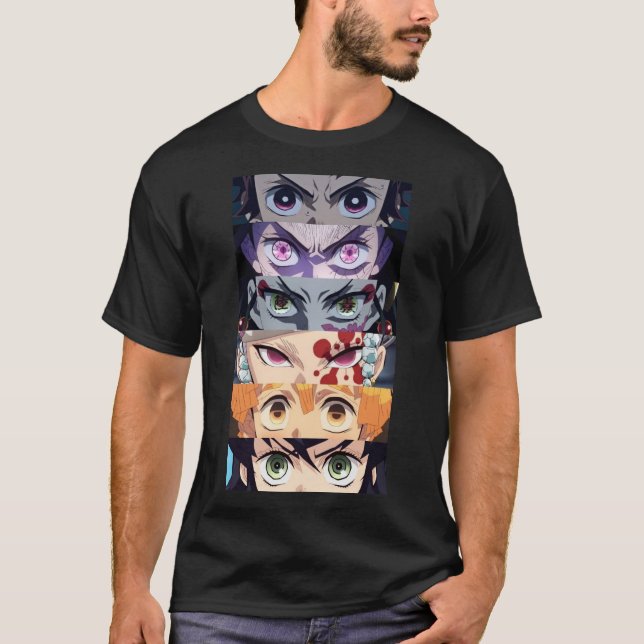 T-shirt yeux de démon (Devant)